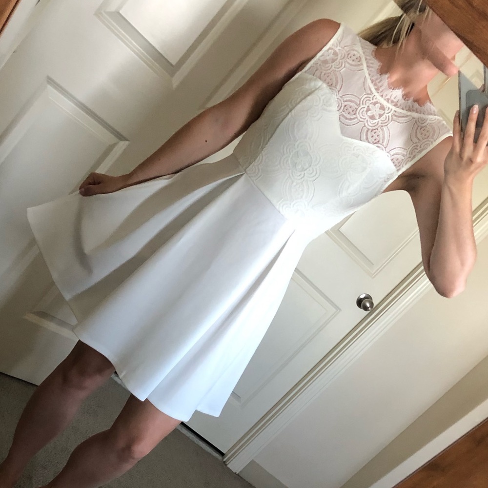 White lace sundress